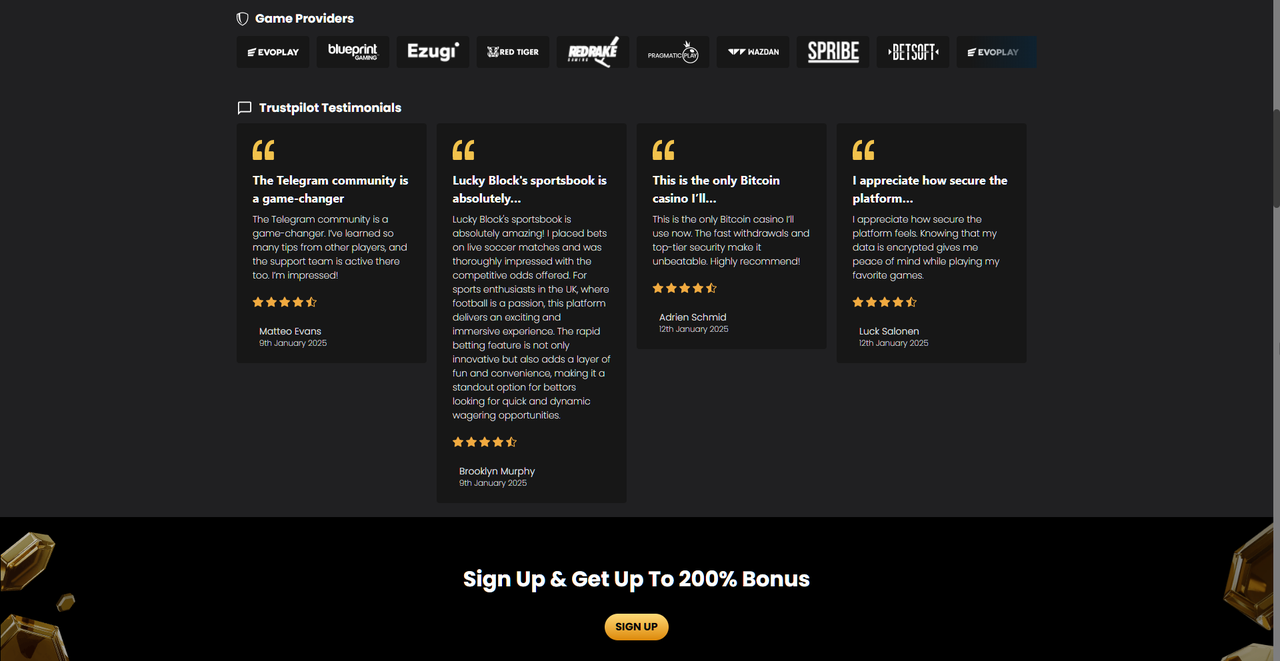 LuckyBlock Casino Casino